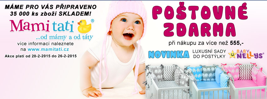 Nakupte cokoliv v hodnotě 555 Kč a neplaťte přepravné