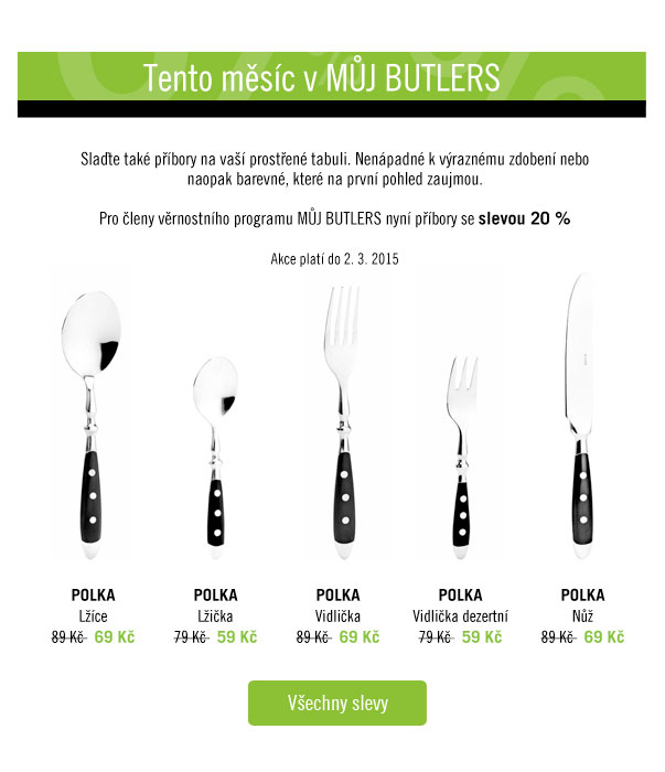 Tento měsíc v MŮJ BUTLERS