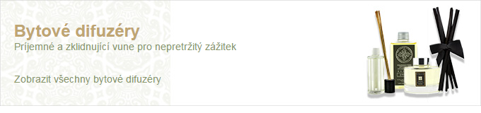 Bytové difuzéry. Příjemné a zklidňující vůně pro nepřetržitý zážitek.