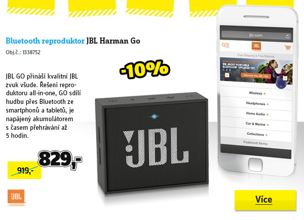 Bluetooth reproduktor JBL Harman Go